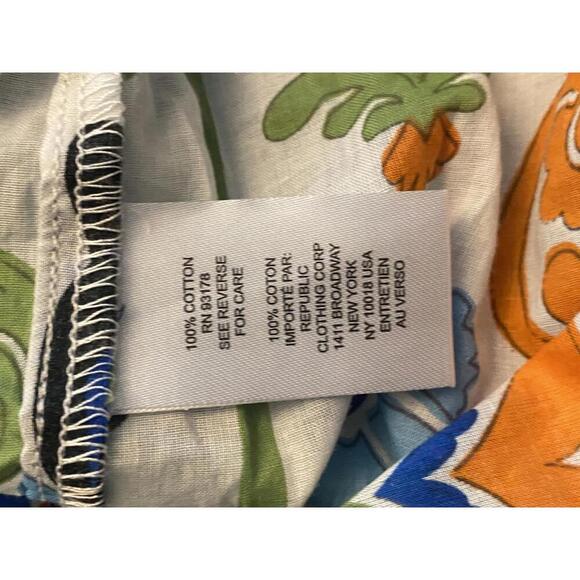 Industry Republic Women's Long Sleeve Crop Top with Blue Floral Print - Picture 9 of 10